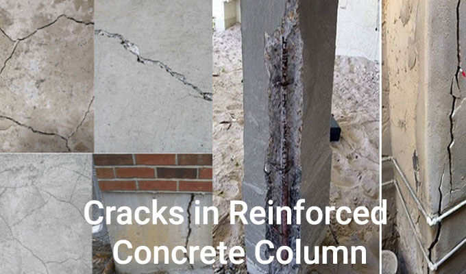 Types & Summary of Cracks in Reinforced Concrete Column