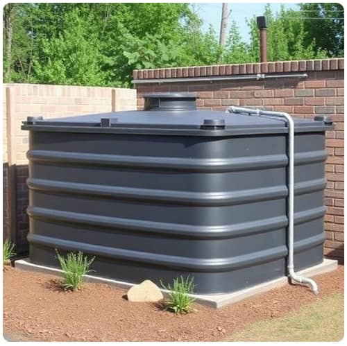 Calculate rectangular water tank size and capacity